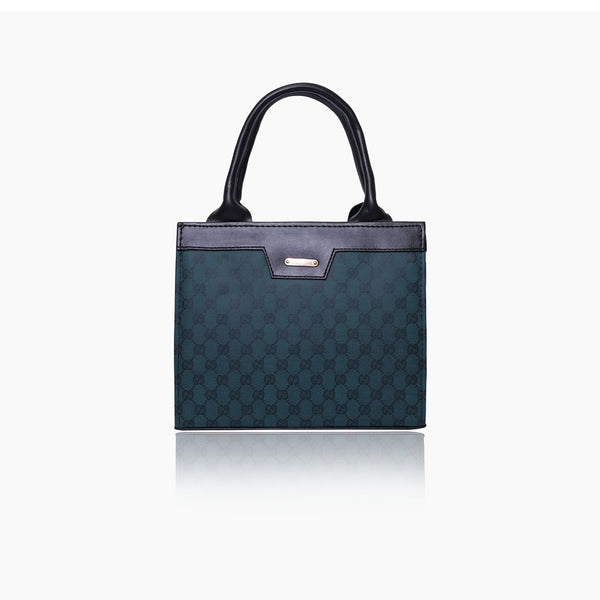 Green Black Pattern Tote Bag